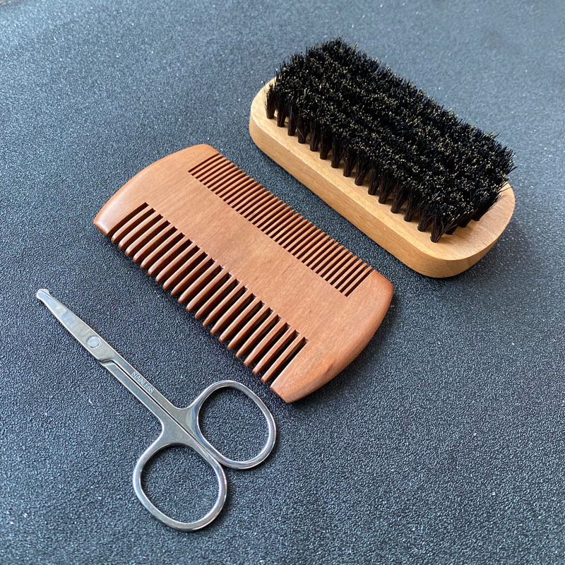 Mens Grooming Kit Bag - Set per la cura della barba