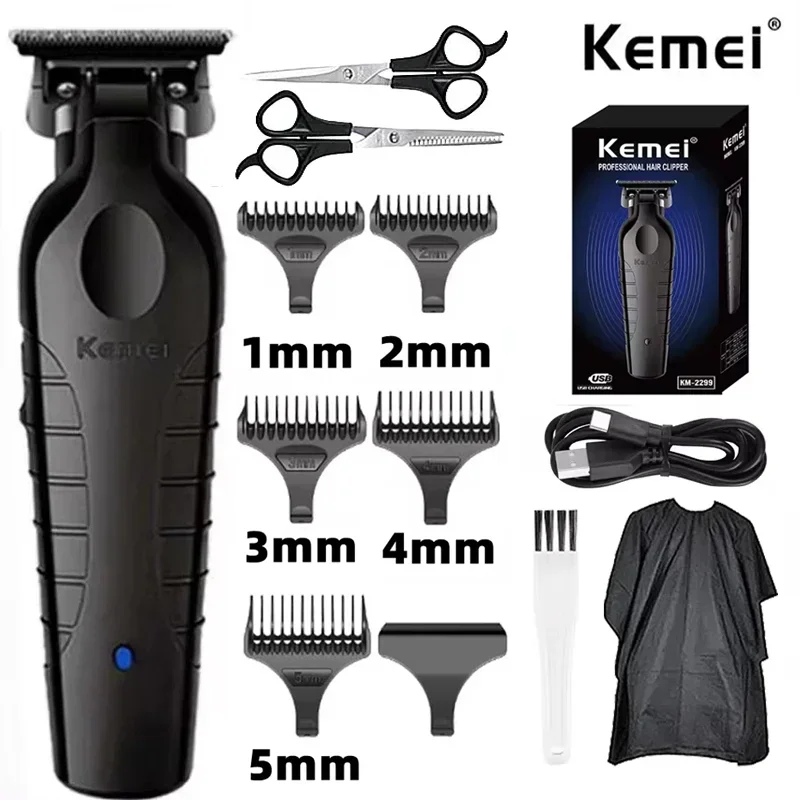 Hair Clipper Professional - Kemei KM-2299 Barbiere Tagliacapelli a batteria