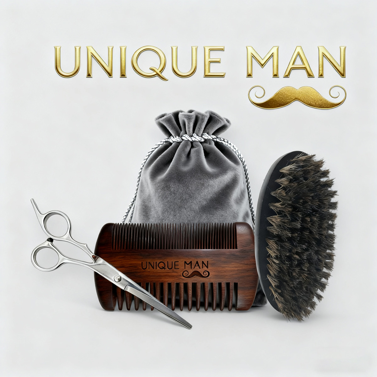 Men'S Grooming Oil - Set barba da uomo UNIQUE MAN,