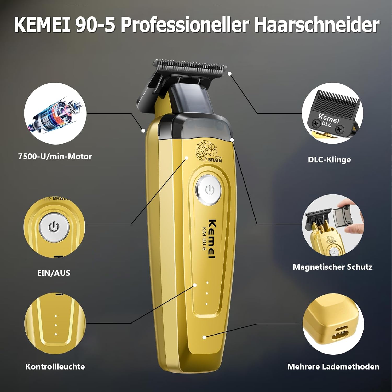 Tagliacapelli KEMEI per Uomo,  - Hair Clipper Professional recensione e prezzo