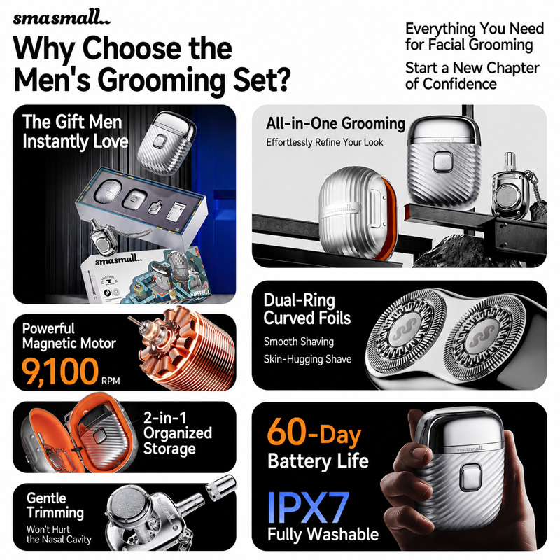 SMASMALL Matebox, set da viagg - Mens Grooming Box recensione e prezzo