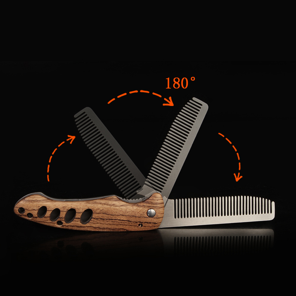 Pettine Pieghevole in Legno Ma - Mens Grooming Box recensione e prezzo