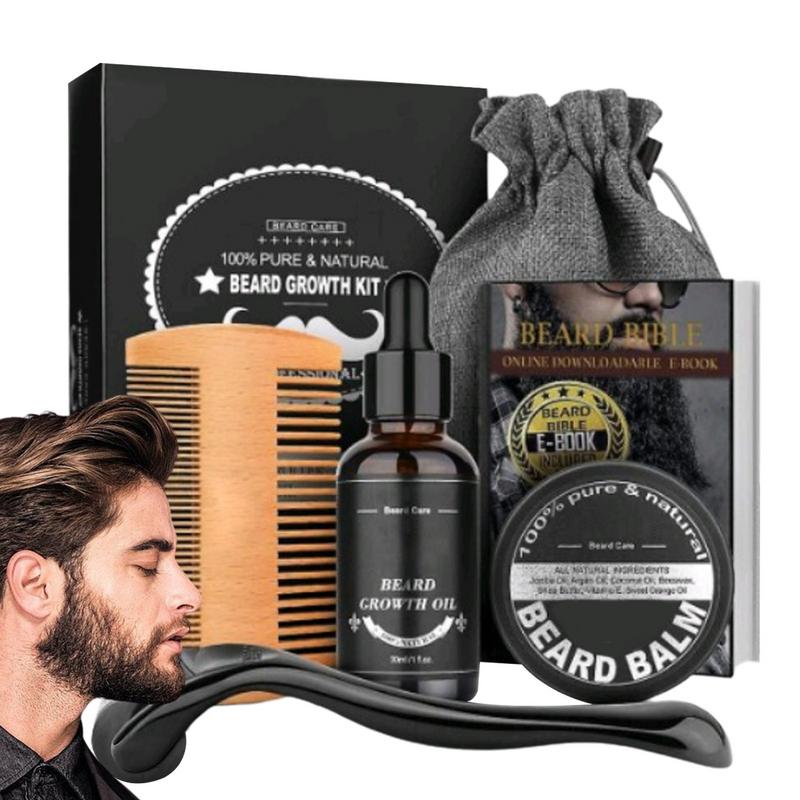 5 pz Uomini Barba Toelettatura - Mens Grooming Kit Bag recensione e prezzo