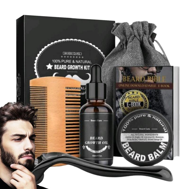 5 pz Uomini Barba Toelettatura - Mens Grooming Kit Bag recensione e prezzo