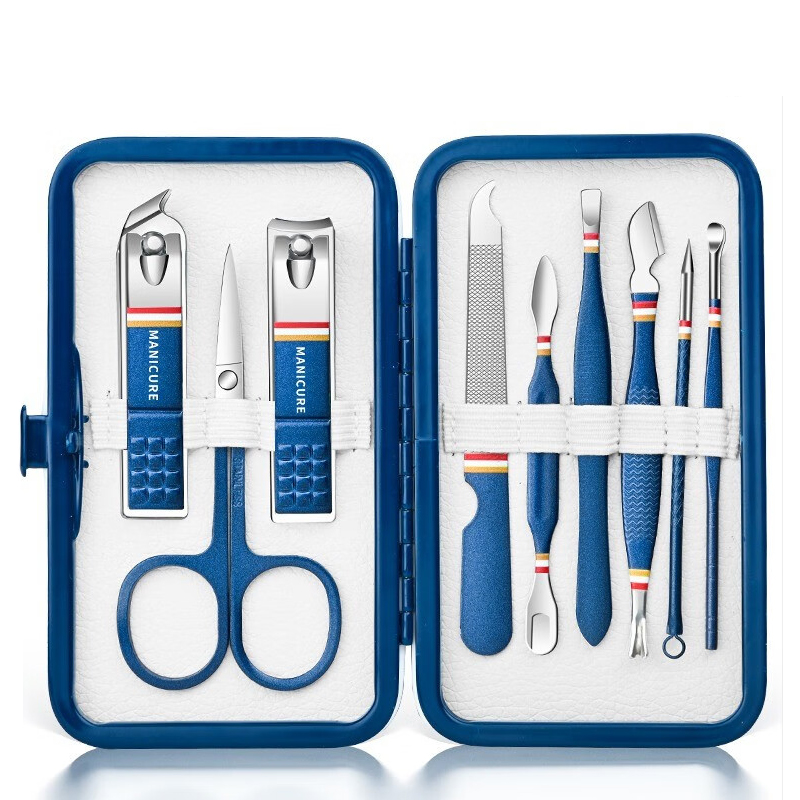 Set di 9 utensili per manicure - Mens Grooming Kit Bag recensione e prezzo